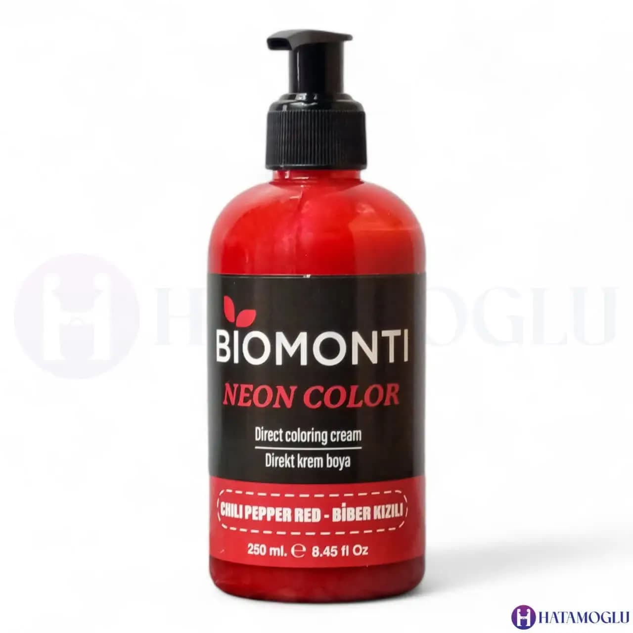 شامپو رنگ بیومونتی قرمز BIOMONTI Neon Color Red حجم 250 میل
