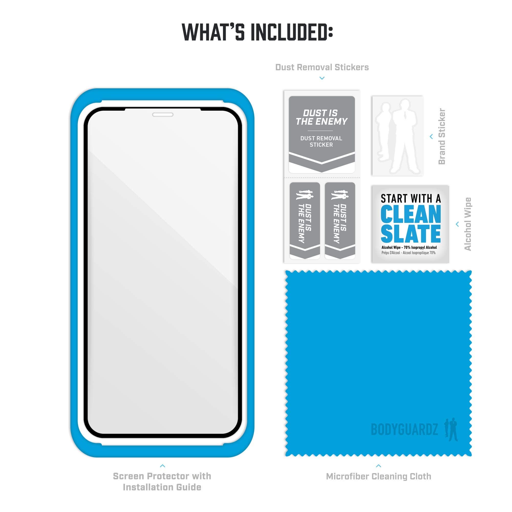 گلس محافظ BODYGUARDZ مخصوص گوشی iPhone 13 — تصویر ۲