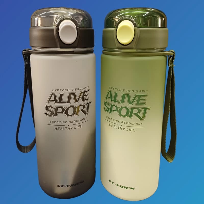 قمقمه ورزشی Yiben مدل Alive Sport ظرفیت 820 میلی‌لیتر | نی‌دار، درب قفلی و بدون نشتی — تصویر ۷