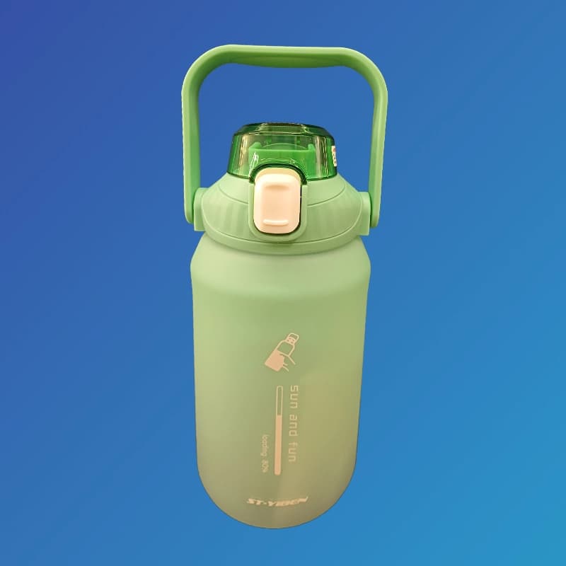 قمقمه ورزشی Yiben طرح Sun & Fun 1000 میلی‌لیتر | نشکن، بدون نشتی و مقاوم در برابر دما — تصویر ۸