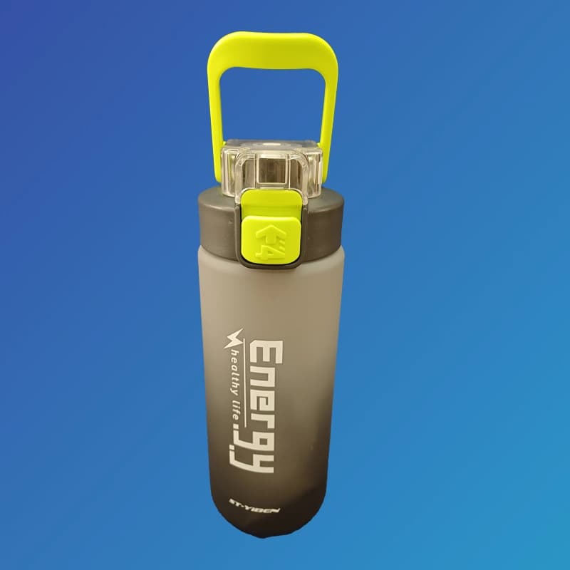 قمقمه ورزشی مات ENERGY نیدار 800 میلیلیتر | بطری آب نشکن ضد نشتی با قفل ایمنی مناسب باشگاه و مدرسه — تصویر ۲