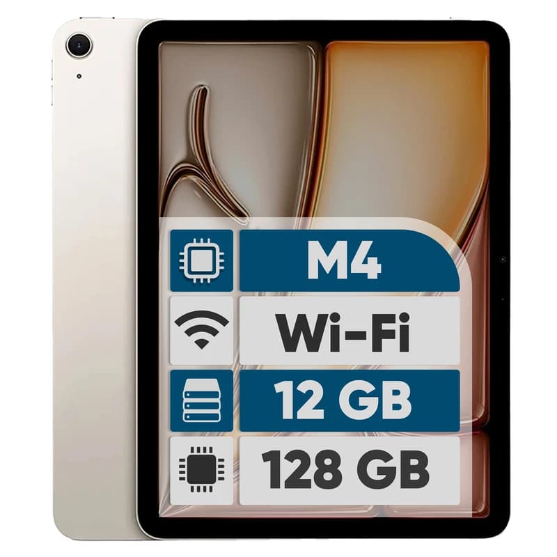 آیپد 13 اینچ اپل مدل iPad Air 2026 M4 Wi-Fi ظرفیت 128 گیگابایت و رم 12 گیگابایت