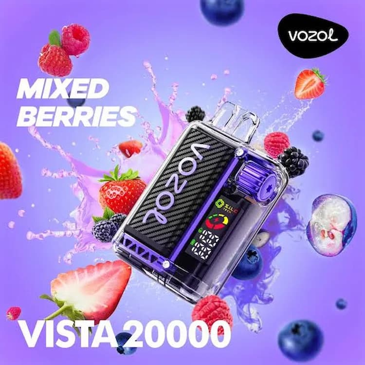 پاد یکبار مصرف VOZOL VISTA 20000 | صفحه نمایش رنگی و کویل مش دوگانه