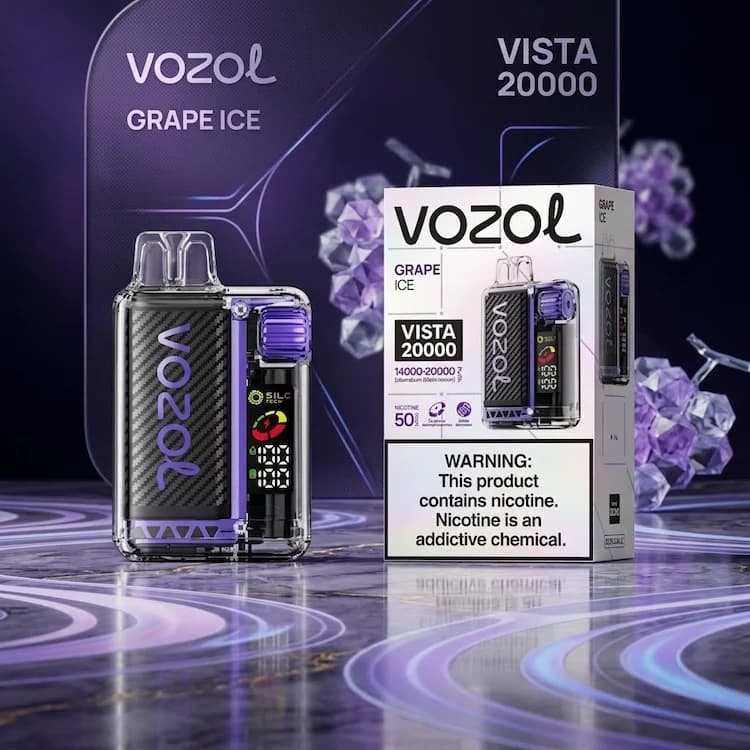 پاد یکبار مصرف VOZOL VISTA 20000 | صفحه نمایش رنگی و کویل مش دوگانه — تصویر ۴