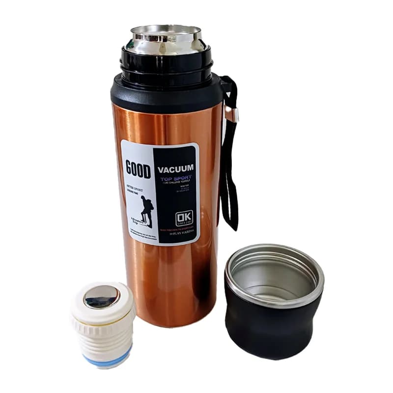 فلاسک کوهنوردی گود وکیوم (Good Vacuum) لیوان دار 800 میلی لیتر — تصویر ۵