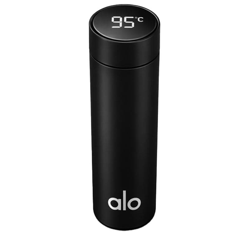 فلاسک alo درجه دار هوشمند 0.5 لیتری | استیل ضد زنگ با نمایش دمای دیجیتال