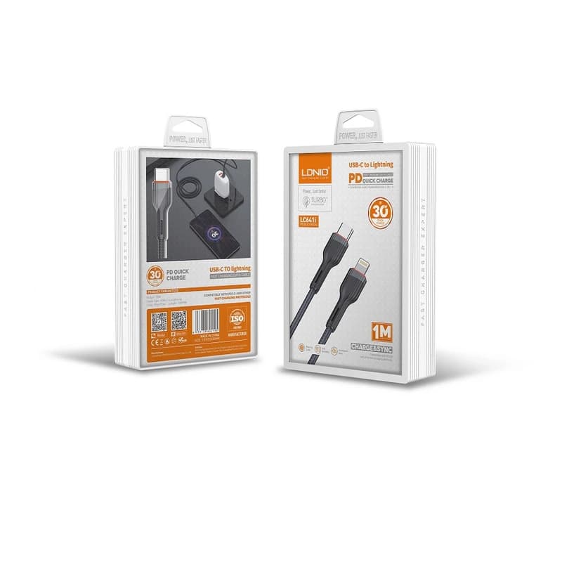 کابل شارژ آیفونی LDNIO مدل LC641i — تصویر ۲