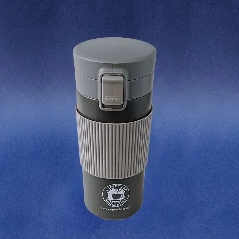 تراول ماگ و دمنوش ساز صافی دار | مدل دور سیلیکونی قفلی 380ml — تصویر ۹