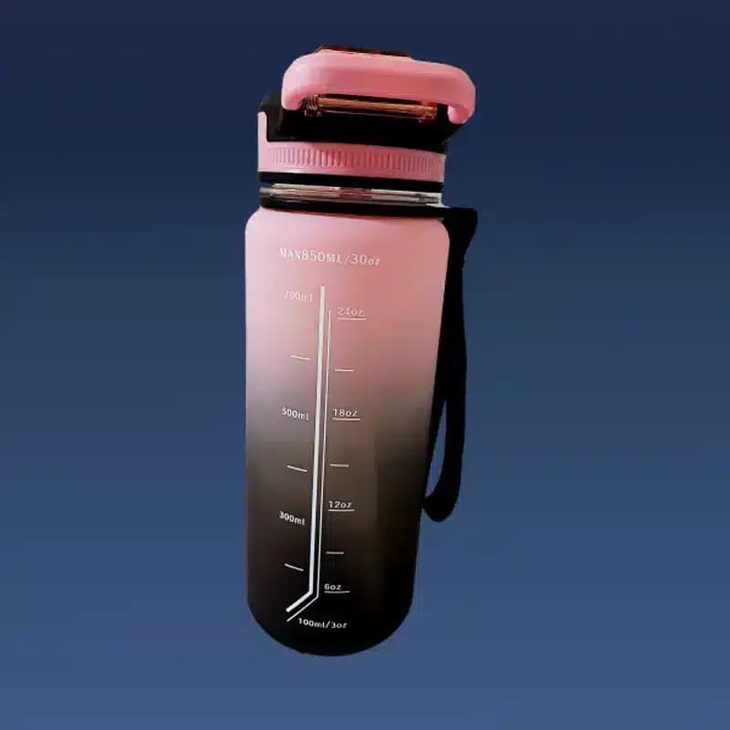 قمقمه اسپرت ايبن مدل Yiben Summer Time – ظرفیت 850 میلی‌لیتر، نی‌دار، قفل‌دار، نشکن — تصویر ۱۰