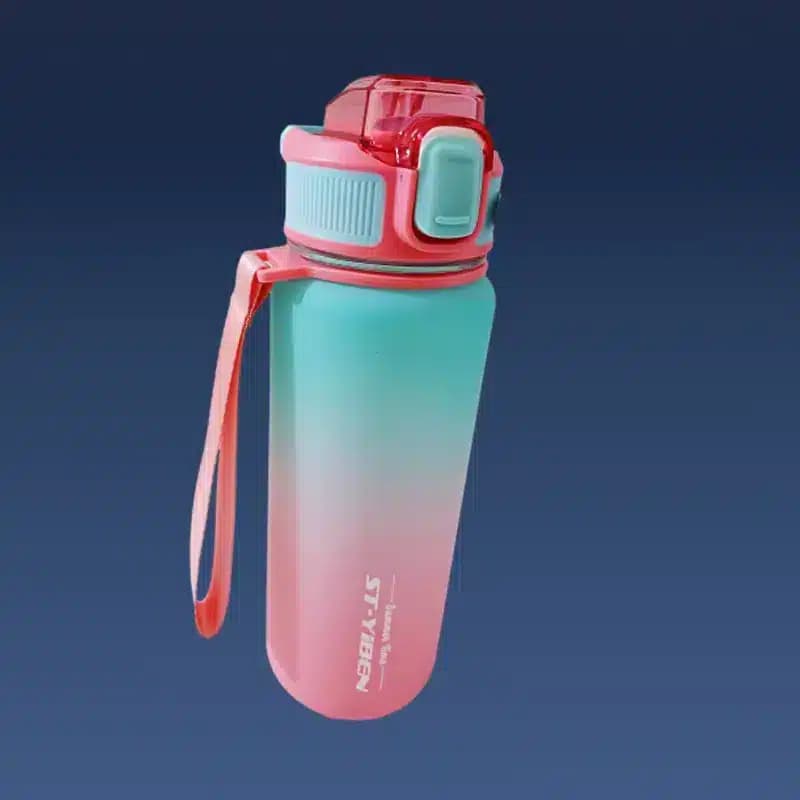 قمقمه اسپرت ايبن مدل Yiben Summer Time – ظرفیت 850 میلی‌لیتر، نی‌دار، قفل‌دار، نشکن — تصویر ۸