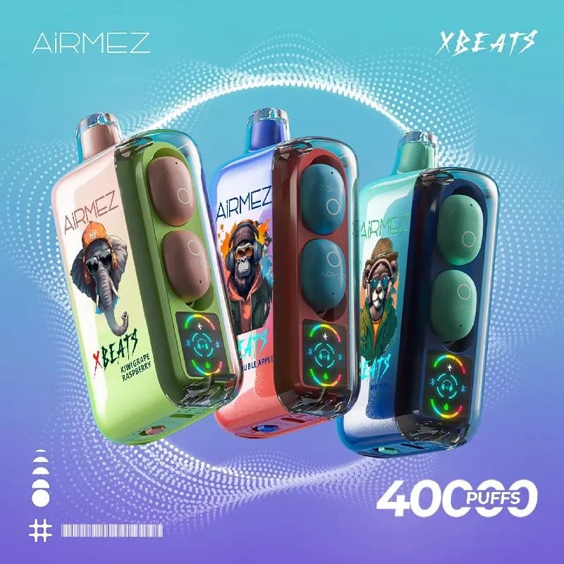 پاد یکبار مصرف ایرمیز AIRMEZ 40000 پاف به همراه ایرپاد — تصویر ۳