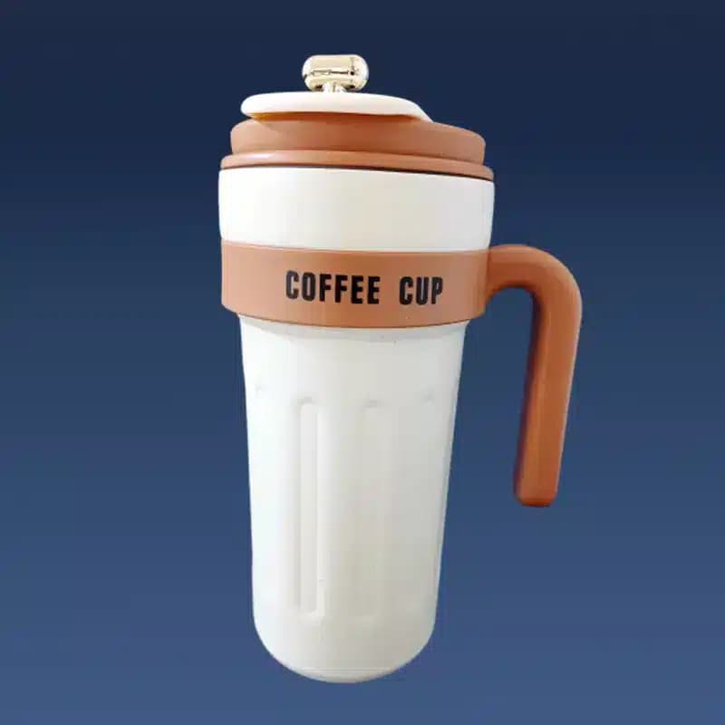 تراول ماگ دسته‌دار استیل 650 میلی‌لیتر با نمایشگر دیجیتال دما | مدل Coffee Cup — تصویر ۹