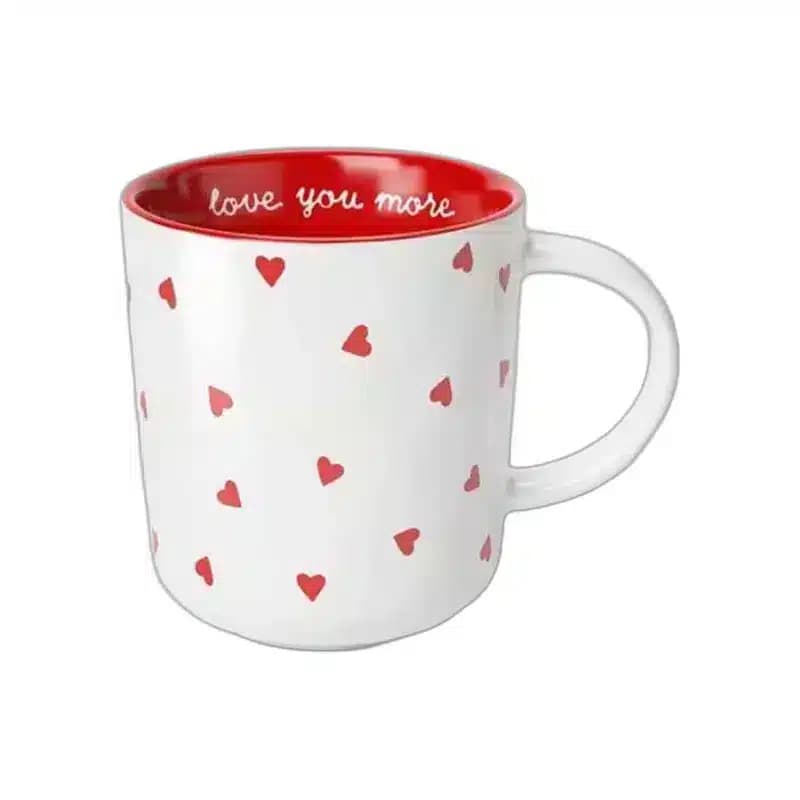 ماگ سرامیکی عاشقانه طرح قلب Love you more