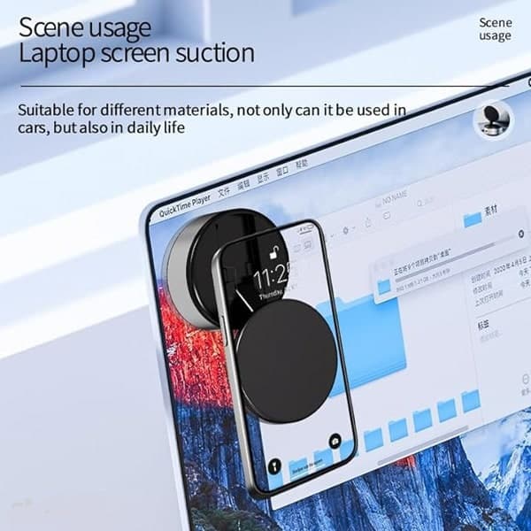 هولدر و پایه نگهدارنده وکیومی موبایل مدل D21 ا VACUUM SUCTION D21 PHONE — تصویر ۶