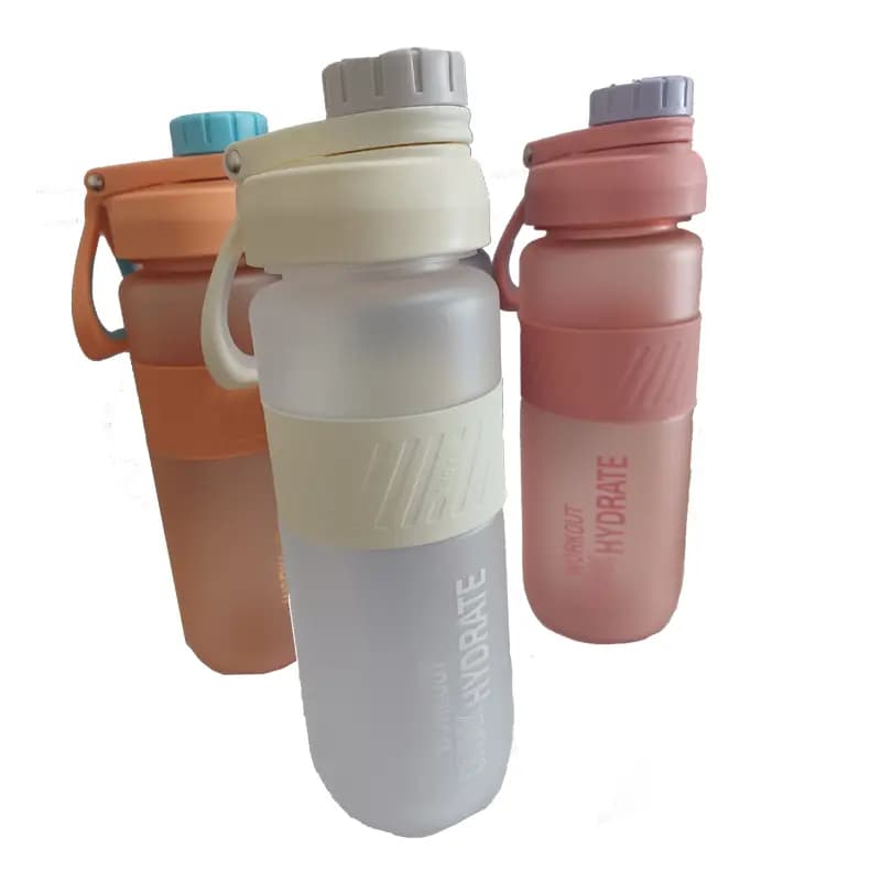 قمقمه ایون هيدرات 800 میلی لیتر با نوار سیلیكونی workout drink hydrate eyun — تصویر ۱۲