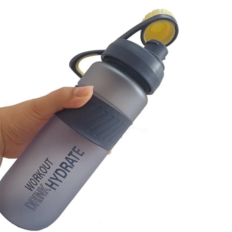 قمقمه ایون هيدرات 800 میلی لیتر با نوار سیلیكونی workout drink hydrate eyun — تصویر ۷
