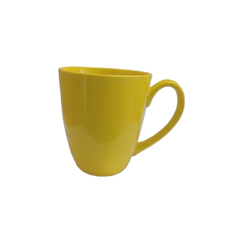 ماگ سرامیکی تک رنگ مات دسته دار کد k-72