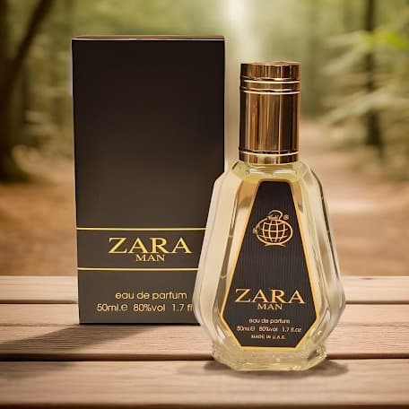 عطر مردانه فراگرنس ورد مدل زارا من 50 میل — تصویر ۳