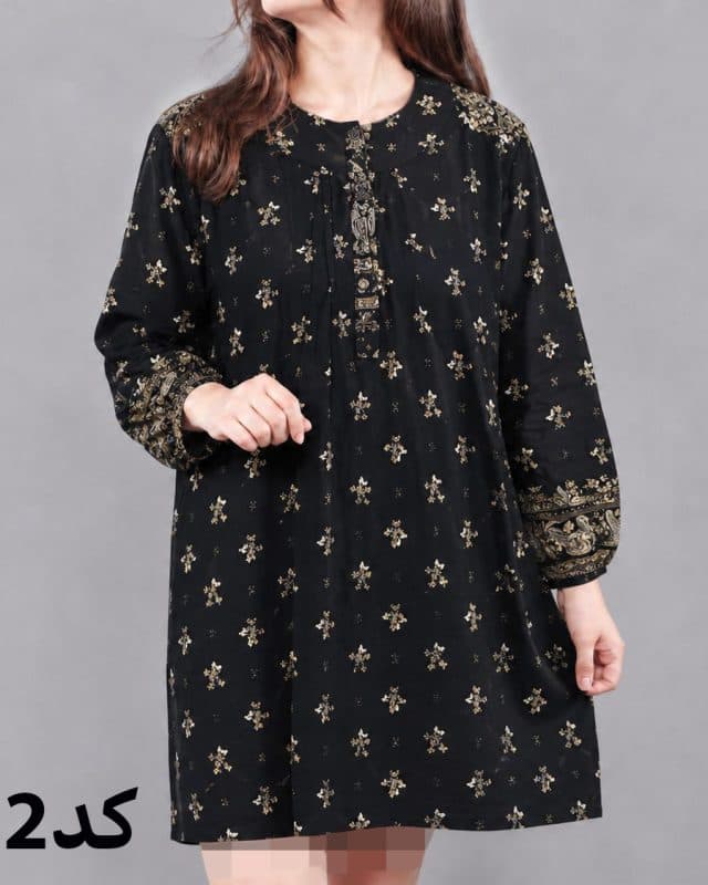 تونیک زنانه طرح اندونزی سایزبزرگ 7630 — تصویر ۱۲