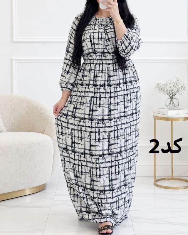 پیراهن ساحلی زنانه نخی خارجی 7621 — تصویر ۱۰