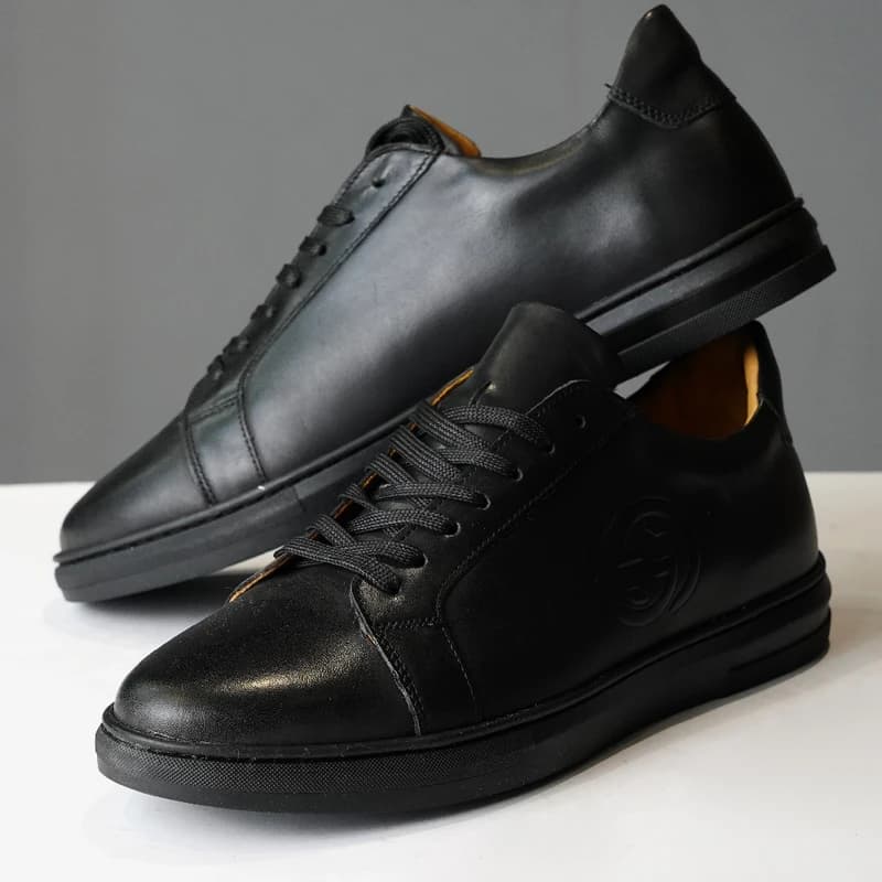 ونس چرم GUCCI مشکی-کد 94 — تصویر ۷