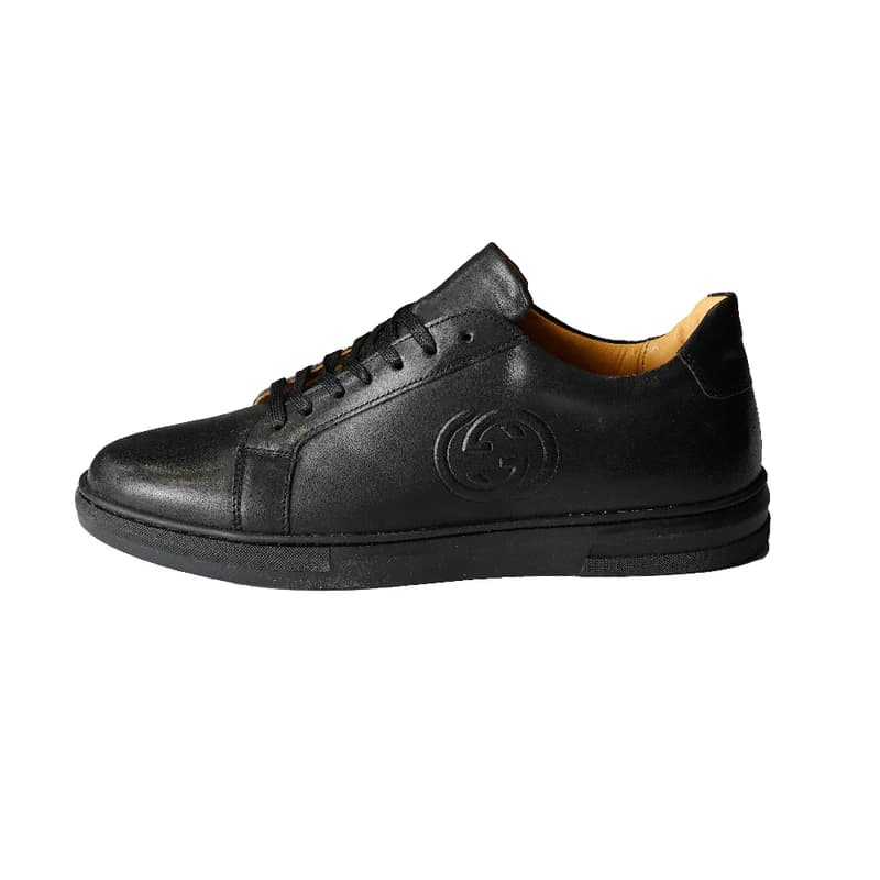 ونس چرم GUCCI مشکی-کد 94 — تصویر ۵