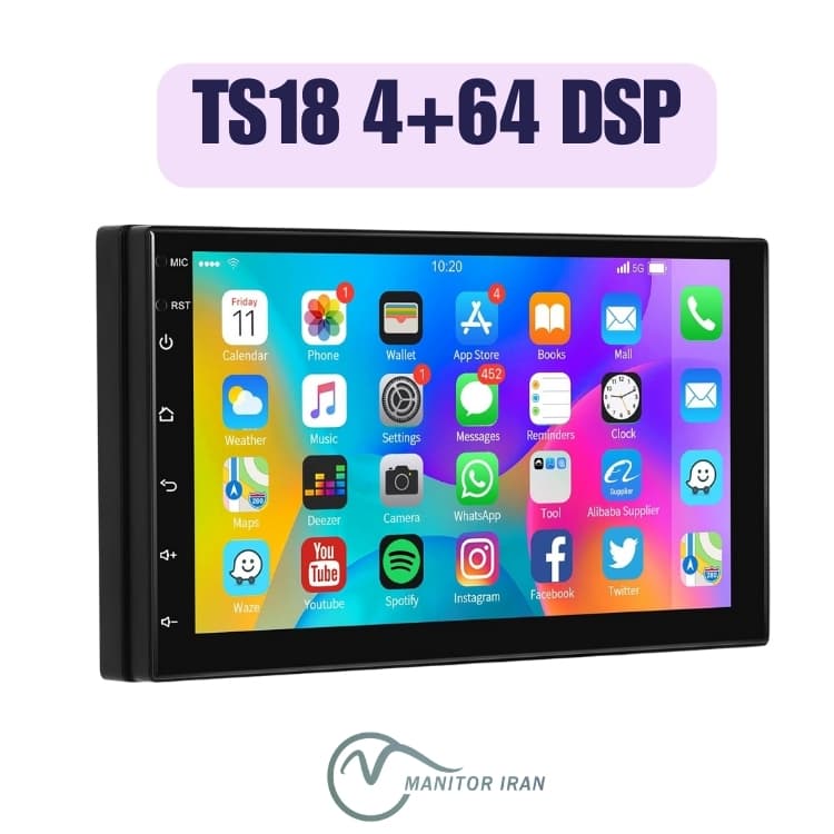 مانیتور لونا رم 4 حافظه 64 گیگ مدل TS18 با قاب — تصویر ۶