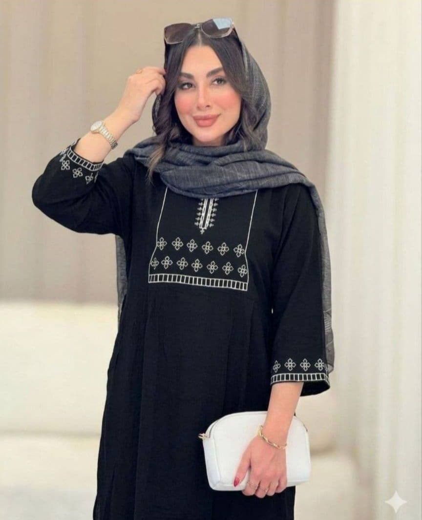 پیراهن چاپی شهین 7588 — تصویر ۱۱