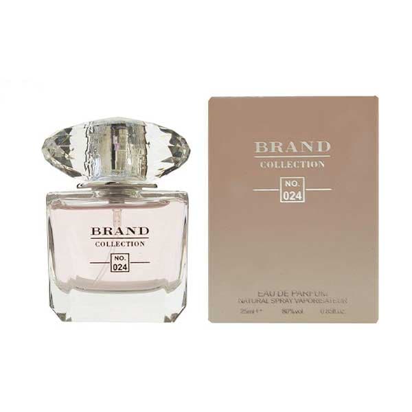 عطر مینی زنانه برند کالکشن کد 024 ورساچه صورتی کریستال برایت