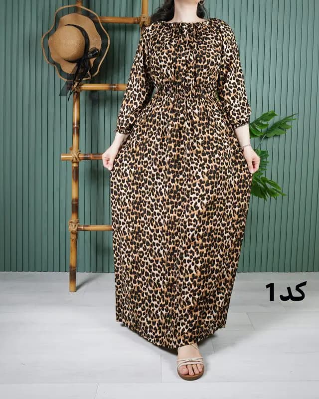 پیراهن ساحلی نخی خارجی U7589 — تصویر ۲