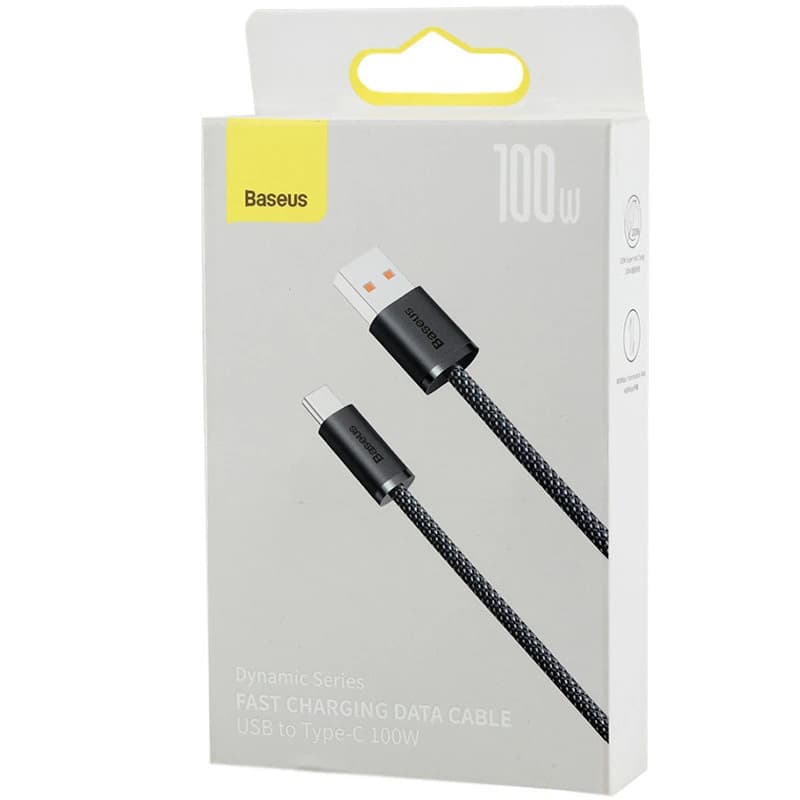 کابل تایپ سی فست شارژ 100 وات باسئوس Dynamic Series CALD0007 طول 2 متر — تصویر ۶