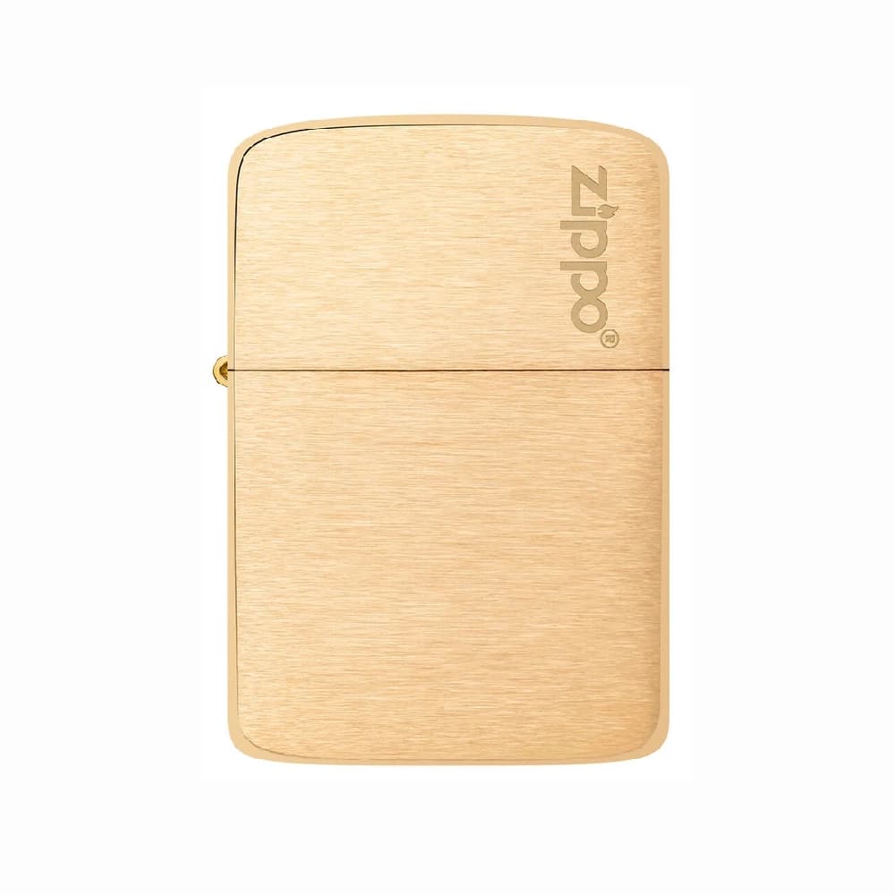 فندک زیپو مدل Brashed Brass 1941 Replica Zippo Logo Lust کد 1941b — تصویر ۴