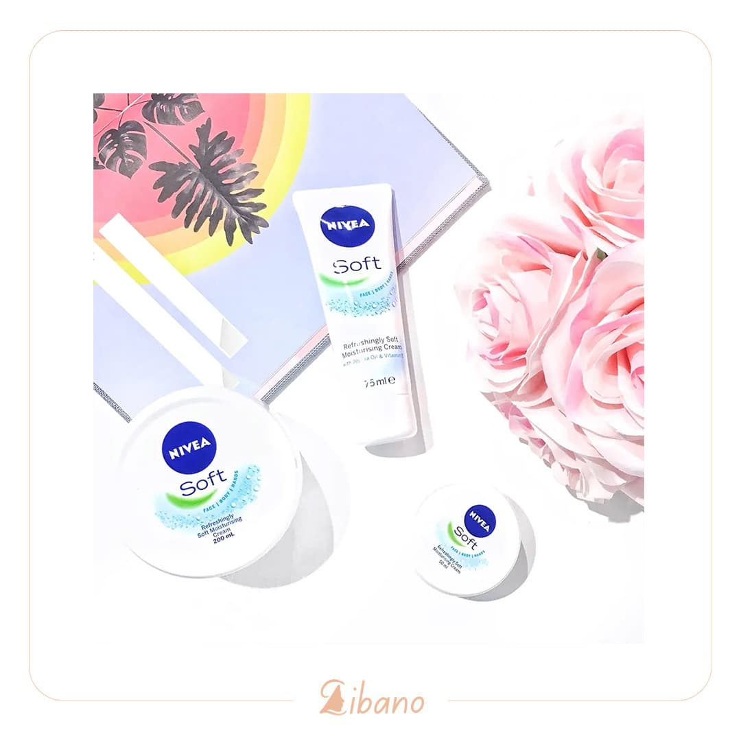 کرم مرطوب کننده نیوآ (NIVEA Soft) در حجم 75 میلی لیتر — تصویر ۱۰