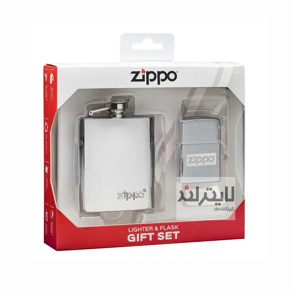 فندک زیپو مدل Zippo Lighter & Flask Gift Set کد 49358 — تصویر ۸