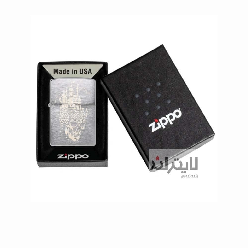 فندک زیپو مدل Skull Castle Design کد 46477 — تصویر ۸