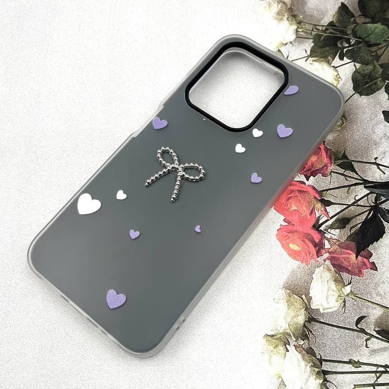 قاب گوشی Redmi 15C / Poco C85 شیائومی Papion Case طرح پاپیون و قلب — تصویر ۲
