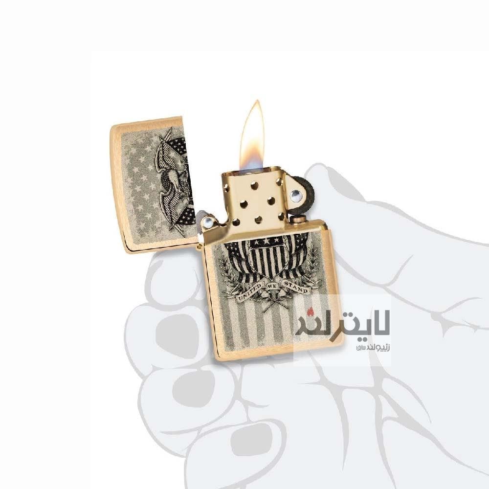 فندک زیپو مدل American Eagle Design کد 46230 — تصویر ۷