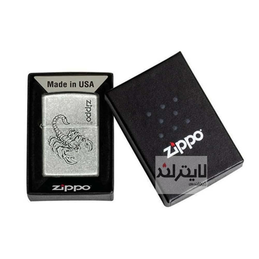 فندک زیپو مدل Lustre Scorpion کدMp400843 121Fb — تصویر ۴