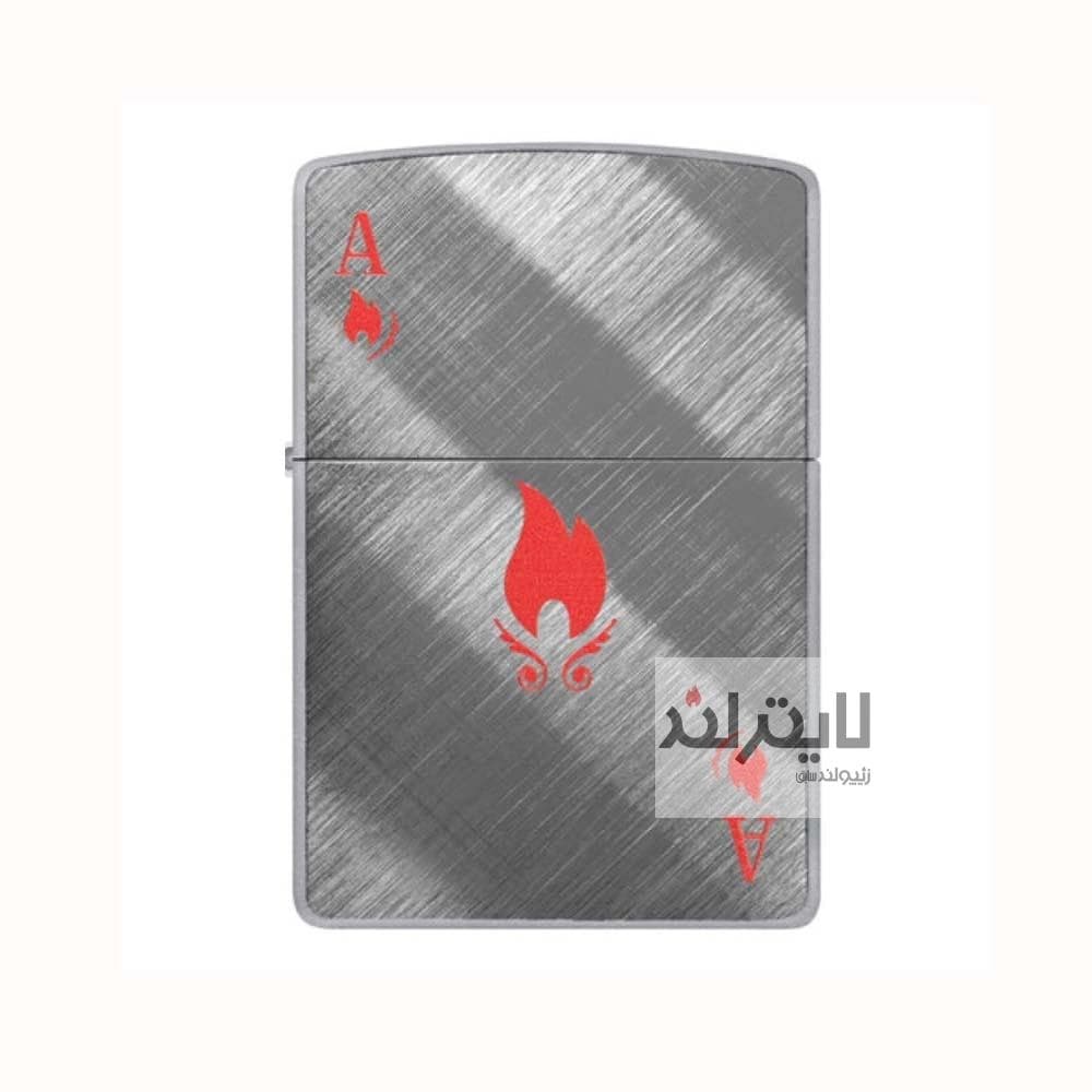 فندک زیپو مدل Flame Ace Design کد 48451 — تصویر ۵