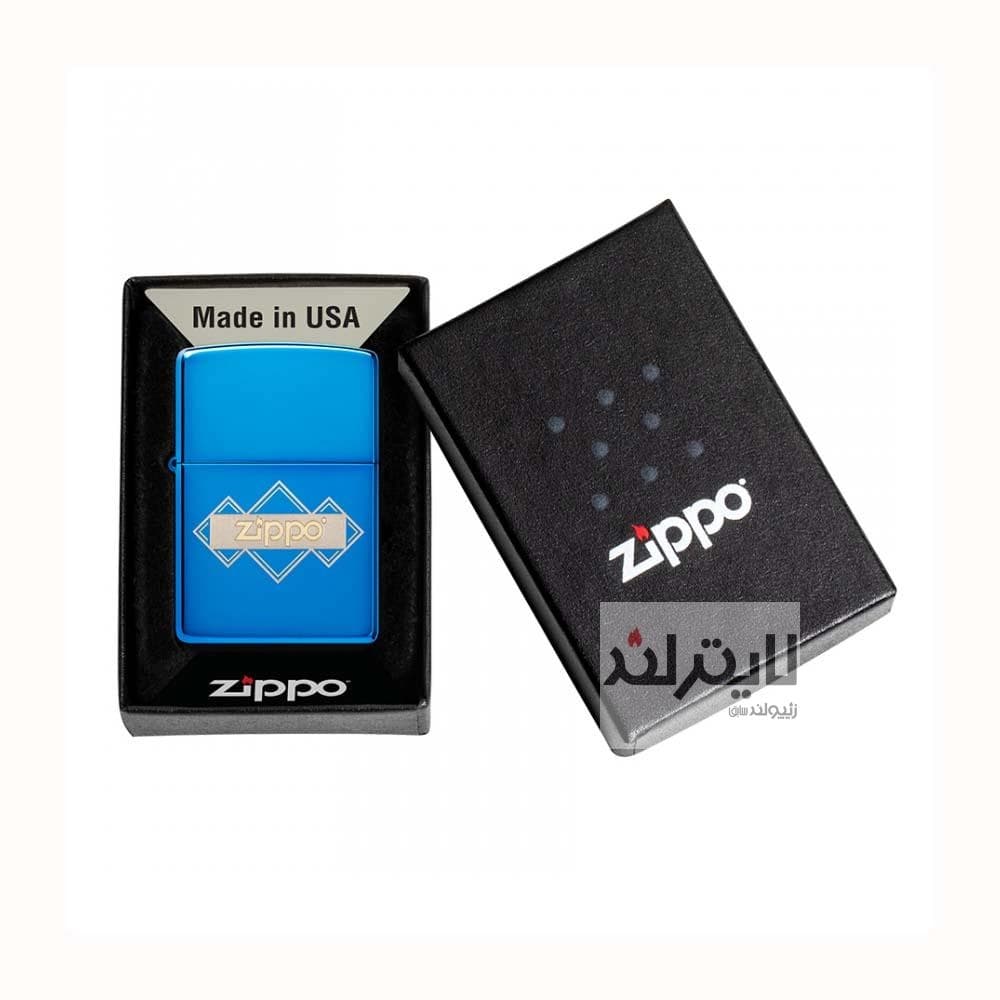 فندک زیپو مدل Zippo Design High Polish Blue کد 48706 — تصویر ۵