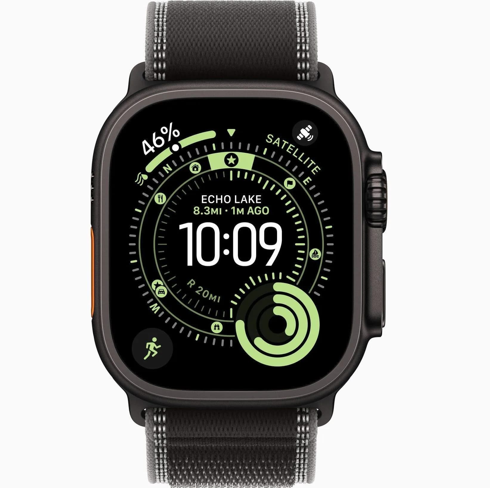 ساعت هوشمند اپل واچ الترا 2 کیس مشکی 49 میلی متری| Apple Watch Ultra 2 New 49mm Trail Loop Band — تصویر ۹