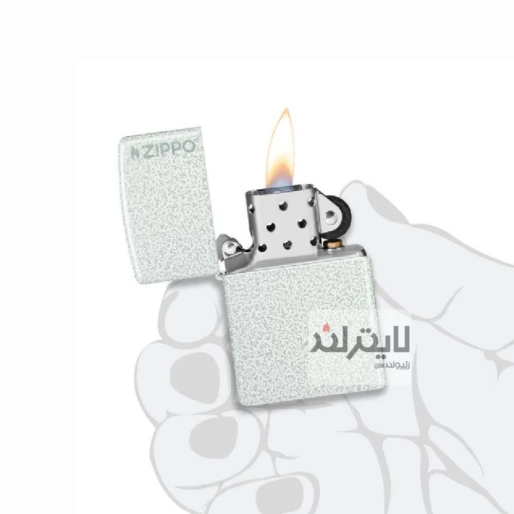 فندک زیپو مدل Classic Glacier Zippo Logo کد 46020zl — تصویر ۶