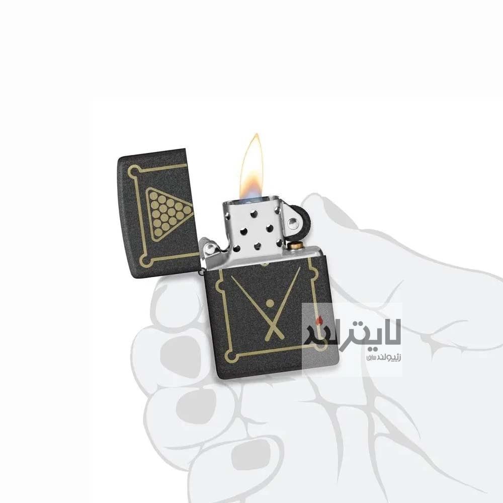 فندک زیپو Billiards Design کد 48672 — تصویر ۴