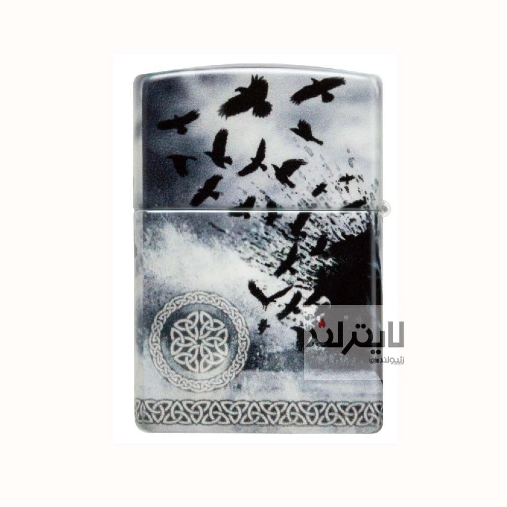 فندک زیپو مدل Mazzi Gothic Lady Ravens 540 Color کد 48969 — تصویر ۹