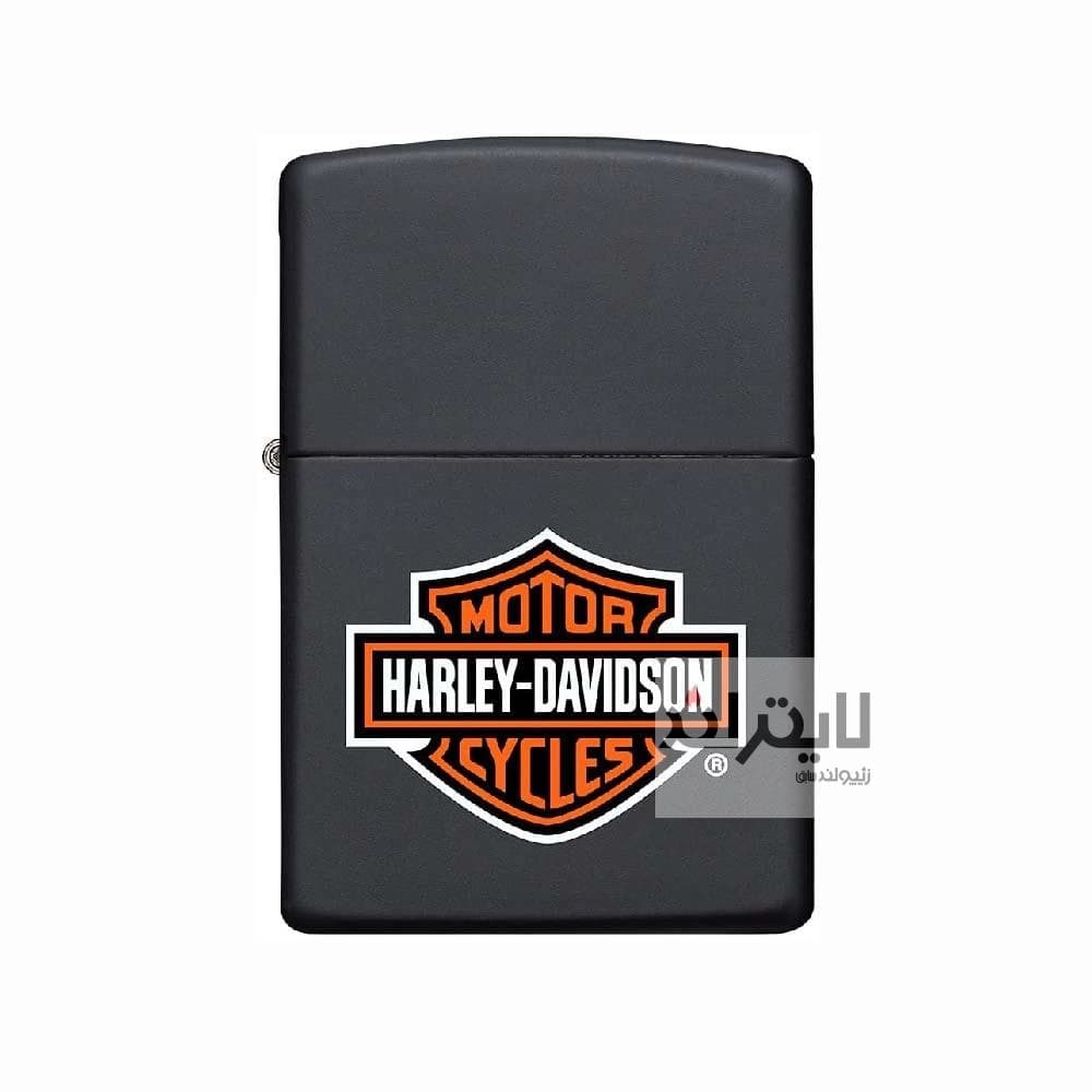 فندک زیپو مدل Harley-Davidson® Logo Black Matte کد 218HD — تصویر ۵