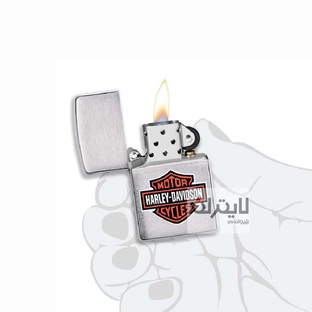 فندک زیپو مدل Harley-Davidson® Classic Chrome Logo Design کد 200HD — تصویر ۷