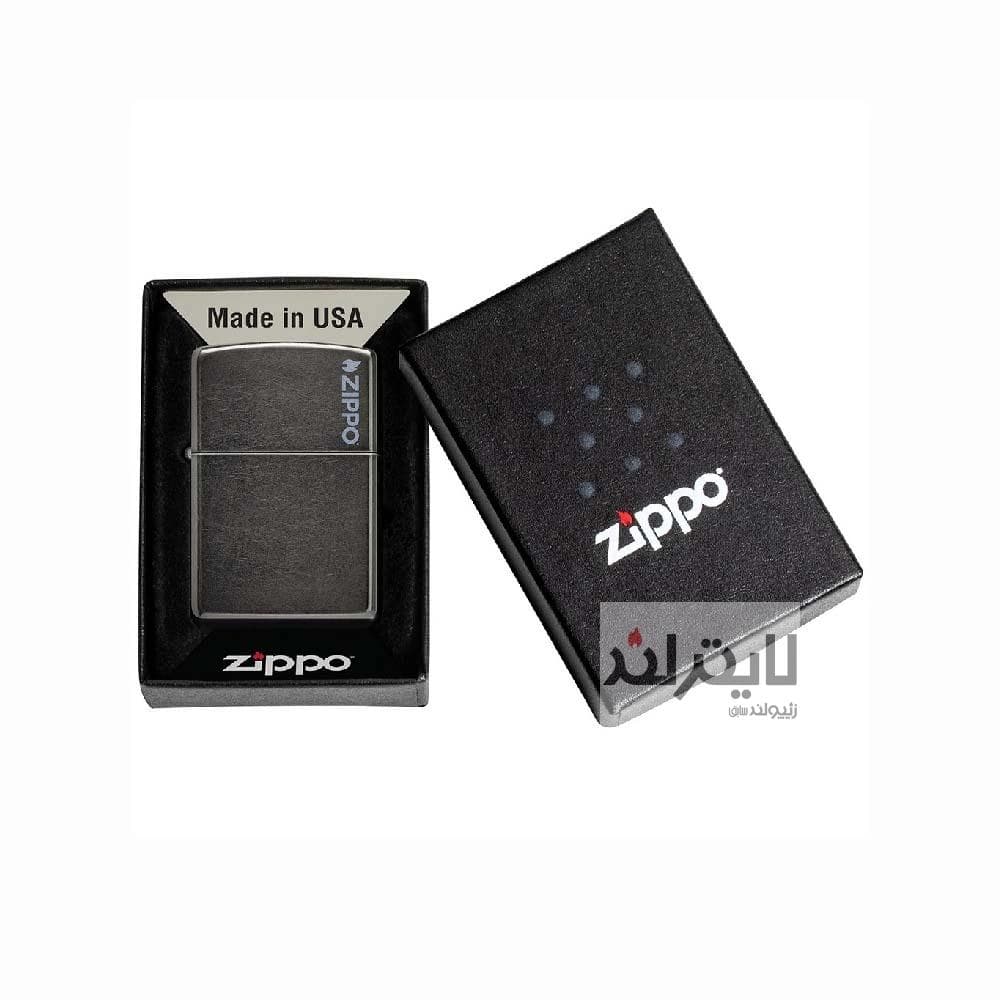 فندک زیپو مدل Classic Grey Zippo Logo کد 28378zl — تصویر ۵