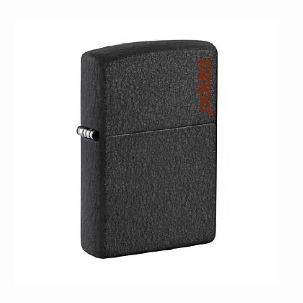 فندک زیپو Classic Black Crackle with Zippo logo کد 236zl