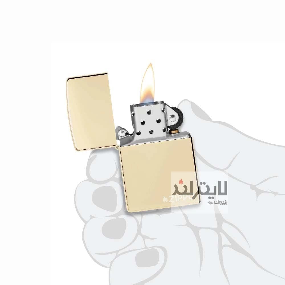 فندک زیپو مدل Classic Champagne Zippo Logo کد 46682zl — تصویر ۷