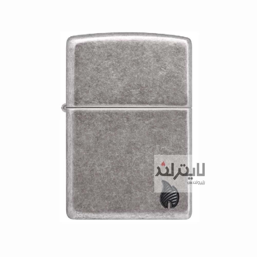 فندک زیپو مدل Armor® Antique Silver Flame Design کد 46399 — تصویر ۶